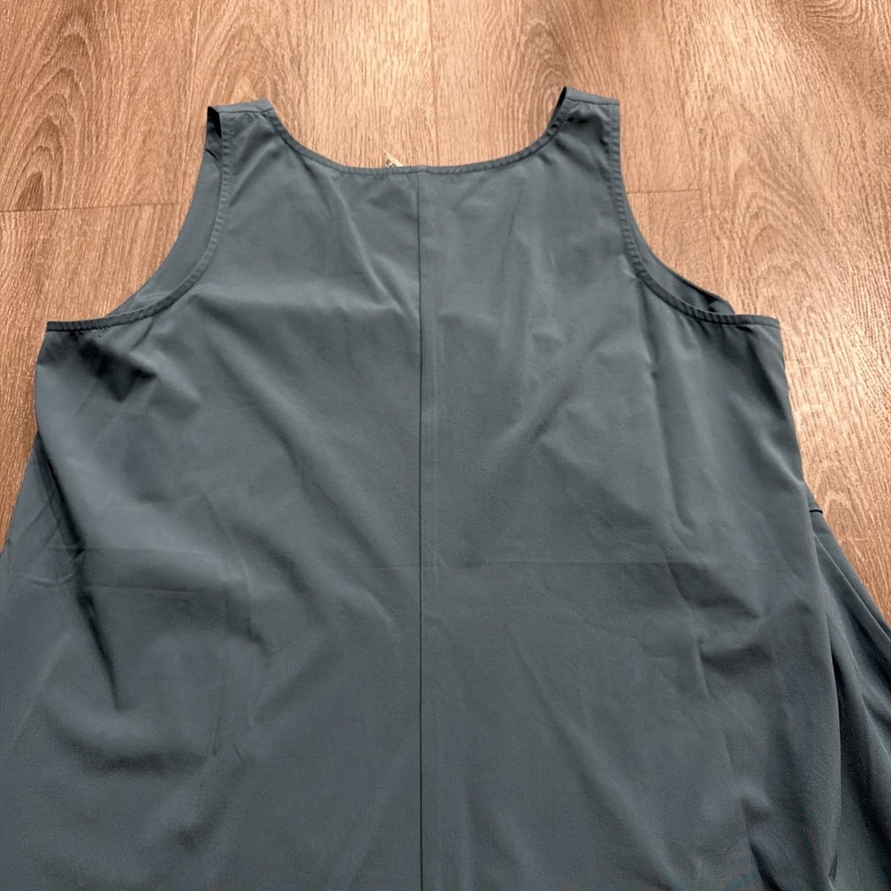 Halara Breezeful™ V Neck Crossover Top High Low Quick Dry In‎ Stone Blue Medium - Picture 11 of 12